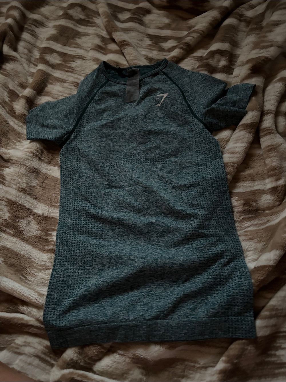 Gymshark Blue Short Sleeve Active Tee - Picture 3 of 4